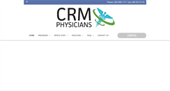 Desktop Screenshot of crmphysicians.com