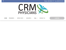 Tablet Screenshot of crmphysicians.com